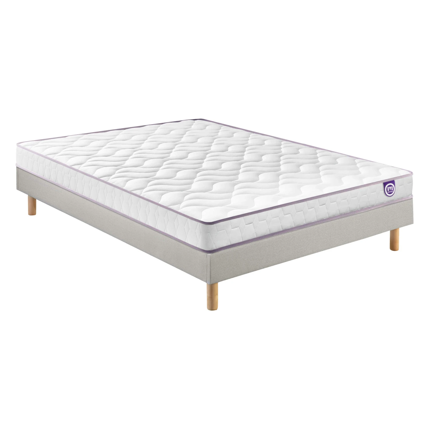 Ensemble Merinos Matelas Junior Mousse Clear, Sommier En Kit Déco Et Pieds 3 Ensemble Merinos Matelas Junior Mousse Clear, Sommier En Kit Déco Et Pieds
