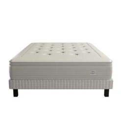Ensemble Simmons 651 Ressorts Ensachés + Mousse Mémoire De Forme SW6 14 Ensemble Simmons 651 Ressorts Ensachés + Mousse Mémoire De Forme SW6 -Magasin De Literie ensemblesw6 matelas sommier face fond blanc