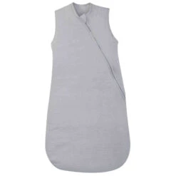 Gigoteuse Bébé Hiver Double Gaze De Coton Bio 6/24 Mois 16 Gigoteuse Bébé Hiver Double Gaze De Coton Bio 6/24 Mois -Magasin De Literie gigoteuse gris perle fond blanc 2