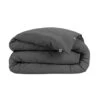 Housse De Couette Flanelle Anthracite 2 Housse De Couette Flanelle Anthracite -Magasin De Literie hc candice anthracite