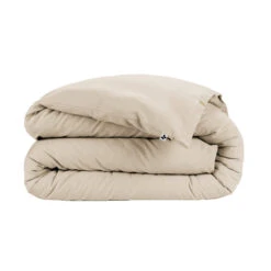 Housse De Couette Flanelle Beige