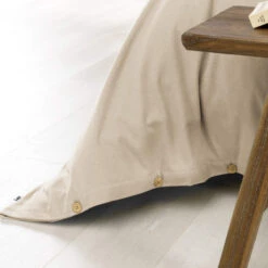 Housse De Couette Flanelle Beige 9 Housse De Couette Flanelle Beige -Magasin De Literie hc candice beige finition