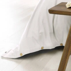 Housse De Couette Flanelle Blanc 9 Housse De Couette Flanelle Blanc -Magasin De Literie hc candice blanc finition