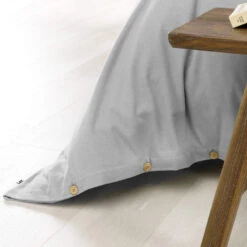 Housse De Couette Flanelle Gris 9 Housse De Couette Flanelle Gris -Magasin De Literie hc candice gris finition