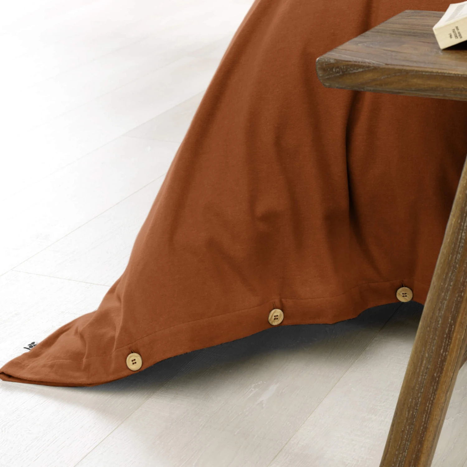 Housse De Couette Flanelle Orange 6 Housse De Couette Flanelle Orange – Image 4