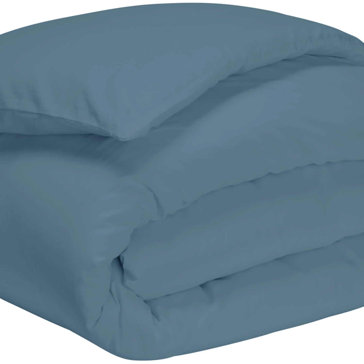 Housse De Couette Bleu Minéral 100% Coton Biologique 4 Housse De Couette Bleu Minéral 100% Coton Biologique – Image 2