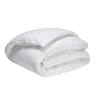 Housse De Couette Blanc 100% Coton 2 Housse De Couette Blanc 100% Coton -Magasin De Literie housse couette coton blanc fond blanc 1