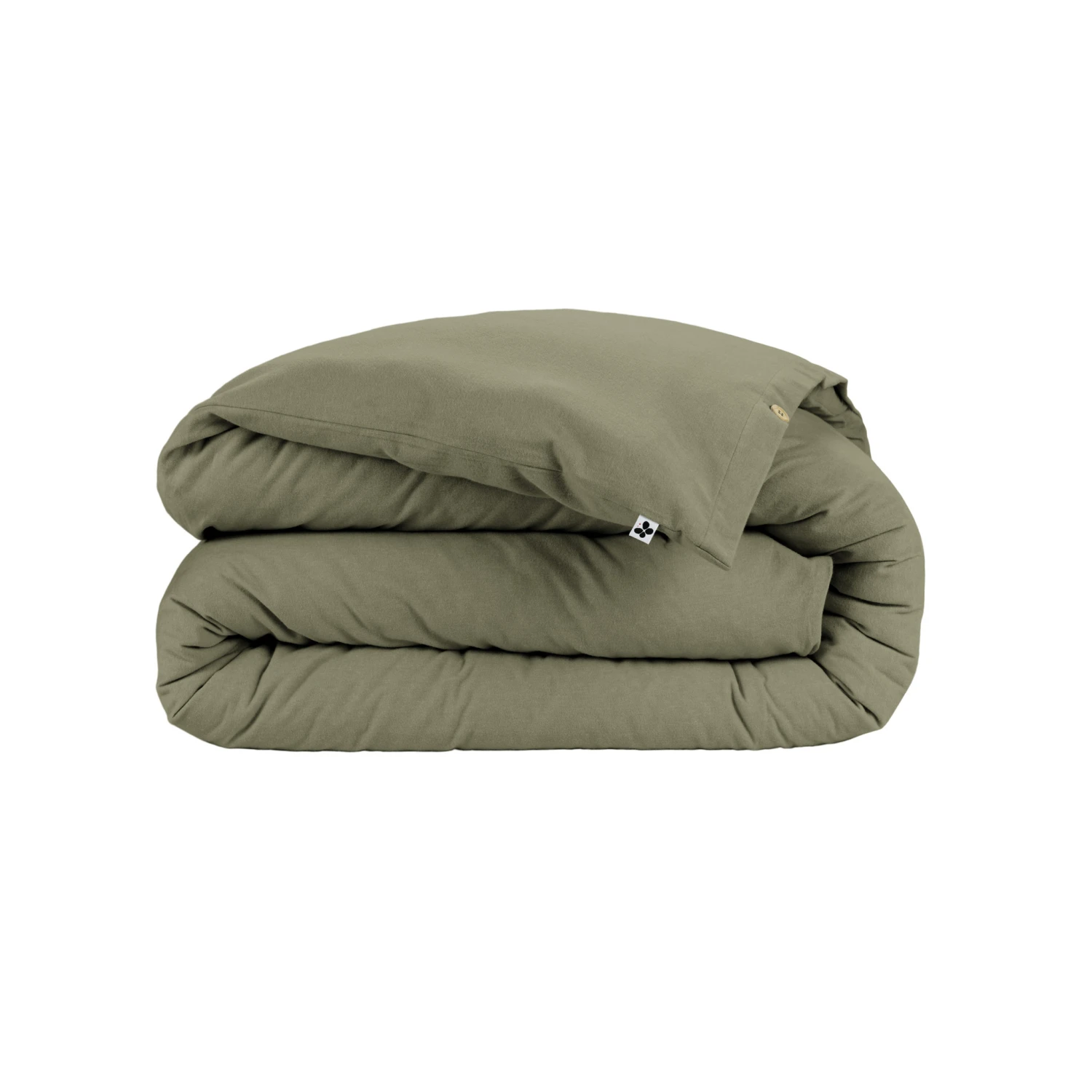 Housse De Couette Flanelle Kaki 3 Housse De Couette Flanelle Kaki