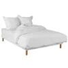 Housse De Couette Blanche 100% Coton 2 Housse De Couette Blanche 100% Coton -Magasin De Literie housse de couette blanche 100 coton 2 1