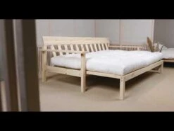 Banquette UNWIND En Pin Massif Naturel Avec Matelas Futon 130x190 19 Banquette UNWIND En Pin Massif Naturel Avec Matelas Futon 130x190 -Magasin De Literie hqdefault 54 10