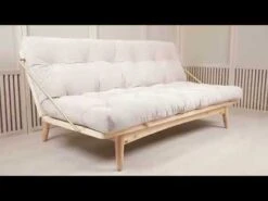 Banquette Ajustable FOLK En Pin Massif Naturel Avec Matelas Futon 130x190 15 Banquette Ajustable FOLK En Pin Massif Naturel Avec Matelas Futon 130x190 -Magasin De Literie hqdefault 54 22