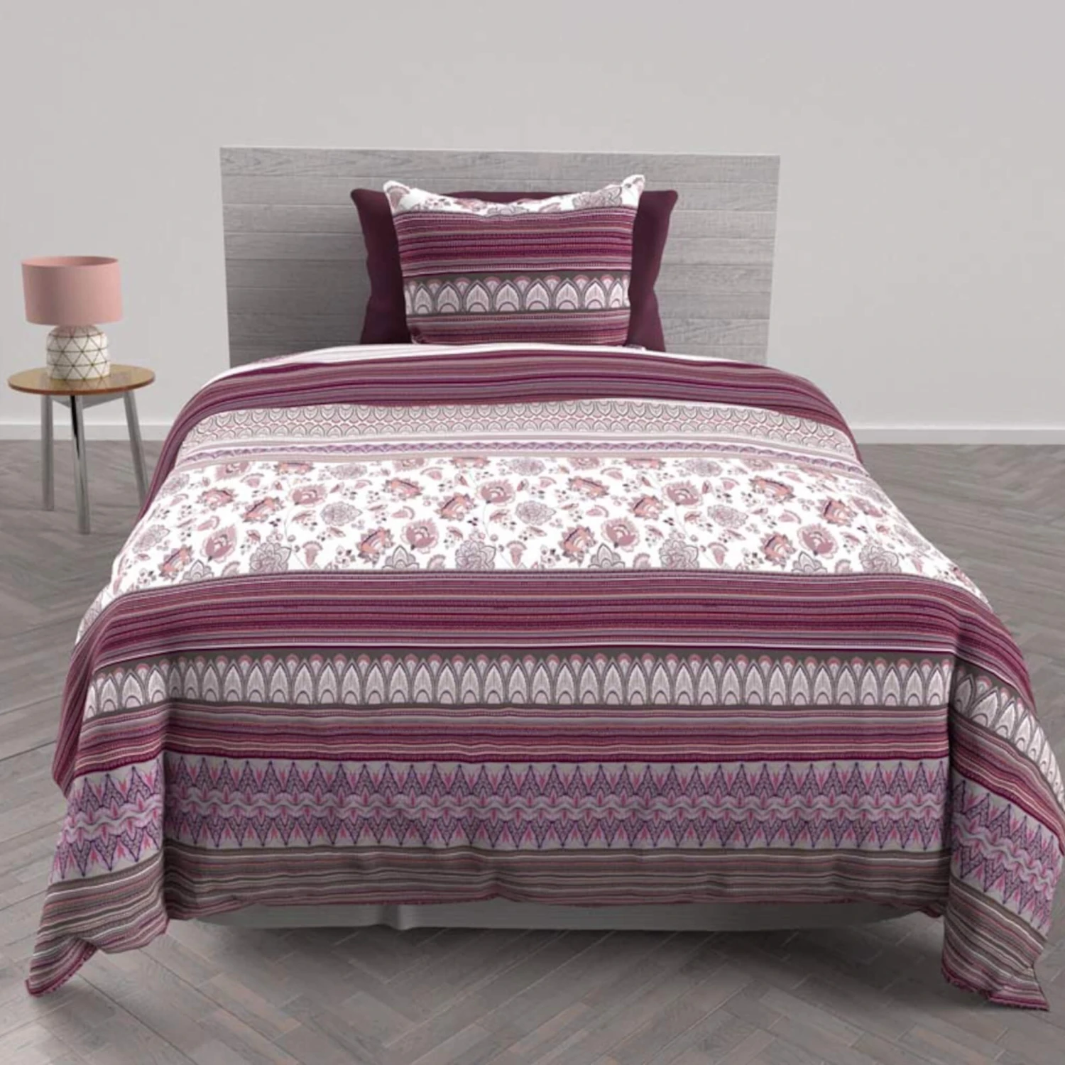 Parure De Lit Jaipur Blanc 4 Parure De Lit Jaipur Blanc â Image 2