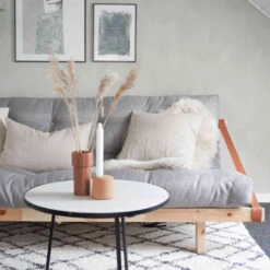 Banquette Ajustable JUMP En Pin Massif Naturel Matelas Inclus 130x190 -Magasin De Literie jump naturel ambiance