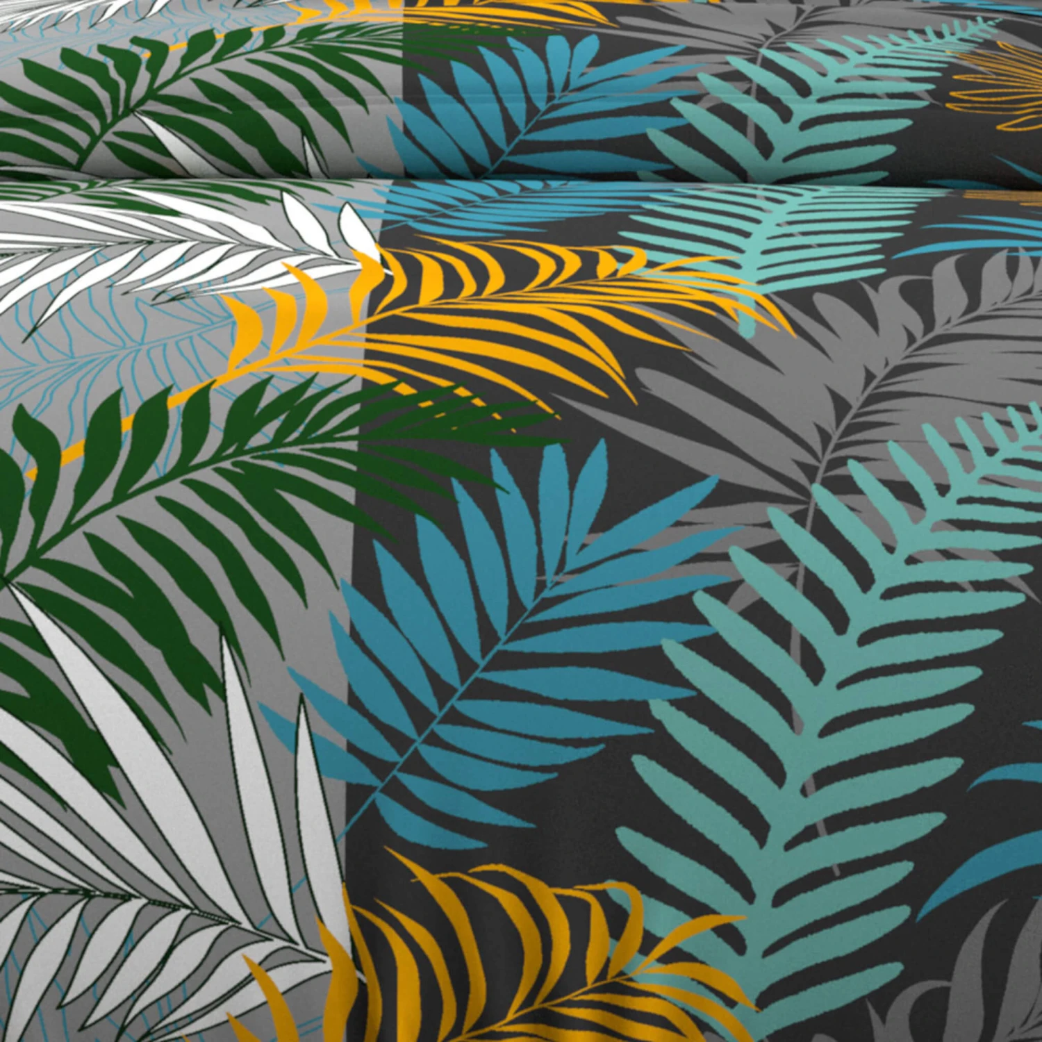 Parure De Lit Jungle Gris 5 Parure De Lit Jungle Gris – Image 3