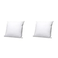 Lot De 2 Oreillers éco Naturels Ferme Enveloppe Coton Bio Someo