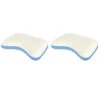 Lot De 2 Oreillers Bultex à Mémoire De Forme Memoform 40x60 -Magasin De Literie lot 2 oreillers memoform bultex fond blanc 1