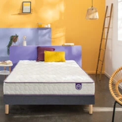 Matelas Merinos Ressorts Ensachés Morning Routine -Magasin De Literie mat morning routine gris anthracite ambiance