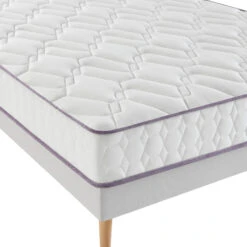 Matelas Merinos Ressorts Ensachés Morning Routine -Magasin De Literie mat morning routine zoom angle face fond blanc