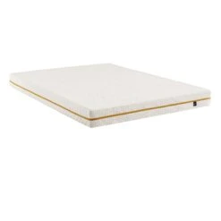 Ensemble Matelas Mousse Recyclée, Sommier, Pieds, Couette Et Oreiller Aube 400 - SOMEO 21 Ensemble Matelas Mousse Recyclée, Sommier, Pieds, Couette Et Oreiller Aube 400 - SOMEO -Magasin De Literie matelas aube400 140x 3 4 fond blanc 1