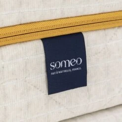 Housse Naturelle De Remplacement Pour Matelas Aube 400 - SOMEO 16 Housse Naturelle De Remplacement Pour Matelas Aube 400 - SOMEO -Magasin De Literie matelas aube400 zoom etiquette 1