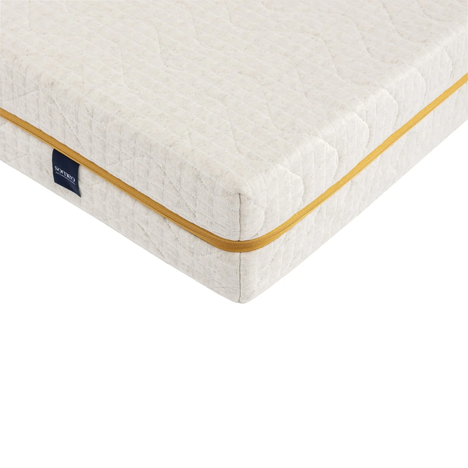 Ensemble Matelas Mousse Recyclée, Sommier, Pieds, Tête De Lit, Couette Et Oreiller Aube 400 - SOMEO 7 Ensemble Matelas Mousse Recyclée, Sommier, Pieds, Tête De Lit, Couette Et Oreiller Aube 400 - SOMEO – Image 5