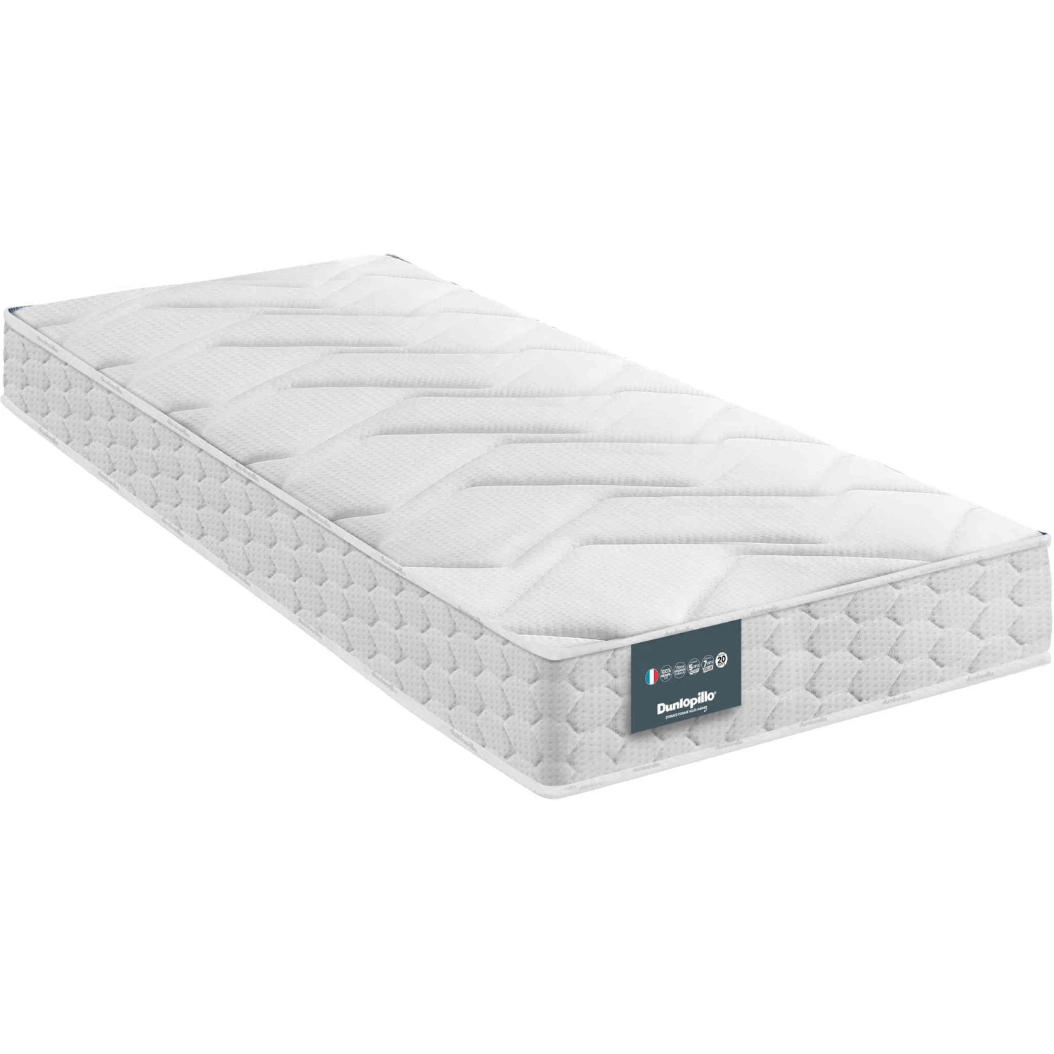 Matelas Dunlopillo Aérial® Ferme 20 Cm JONQUILLE 4 Matelas Dunlopillo Aérial® Ferme 20 Cm JONQUILLE – Image 2