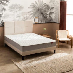 Matelas Epeda Ressorts Multispire Dépaysant -Magasin De Literie matelas epeda depaysant ambiance lin 3 4