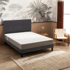 Matelas Epeda Ressorts Ensachés Itinéraire 10 Matelas Epeda Ressorts Ensachés Itinéraire -Magasin De Literie matelas itineraire ambiance gris 3 4