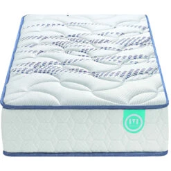Matelas Merinos Ressorts Ensachés + Mousse Mémoire MIMIC 15 Matelas Merinos Ressorts Ensachés + Mousse Mémoire MIMIC -Magasin De Literie matelas merinos mimic ressorts ensach s 90x190 face fond blanc