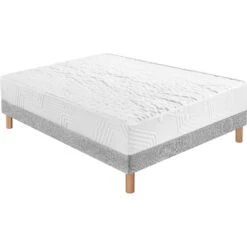 Matelas Mousse à Mémoire De Forme Grand Confort 24cm MM8 12 Matelas Mousse à Mémoire De Forme Grand Confort 24cm MM8 -Magasin De Literie matelas mousse m moire de forme grand confort 24cm mm8 140x190 presente en ensemble