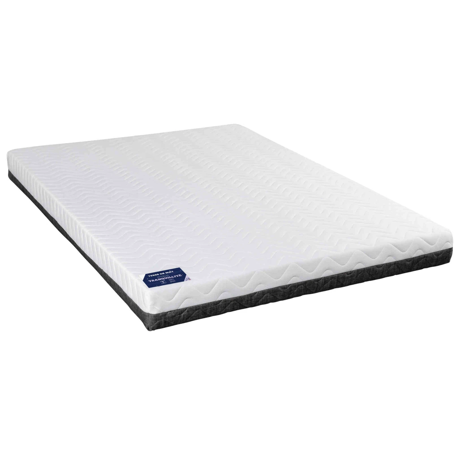 Lit Tiroir Blanc Perle Avec Sommier Et Matelas 140x190 4 Lit Tiroir Blanc Perle Avec Sommier Et Matelas 140x190 – Image 2
