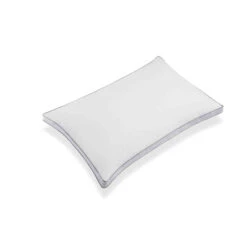 Lot De 2 Oreillers Microgel Ferme Percale Simmons -Magasin De Literie oreiller simmons 45x70 fond blanc