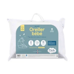 Pack Couette Légère Et Oreiller Moelleux Bébé Anti-acariens 24 Pack Couette Légère Et Oreiller Moelleux Bébé Anti-acariens -Magasin De Literie oreillerb b encart 3