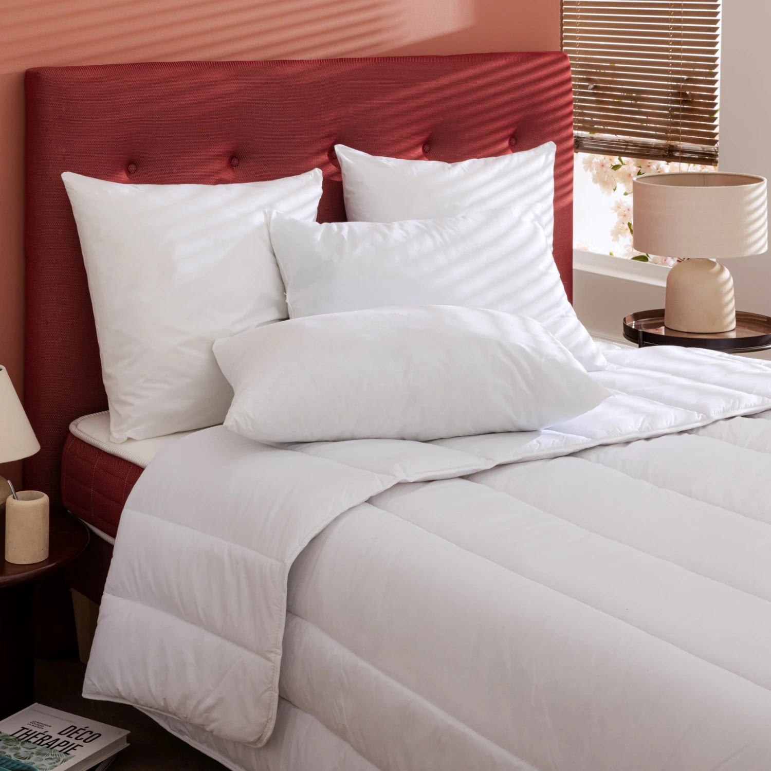 Lot De 2 Oreillers éco Naturels Moelleux Enveloppe Coton Bio Someo 4 Lot De 2 Oreillers éco Naturels Moelleux Enveloppe Coton Bio Someo – Image 2