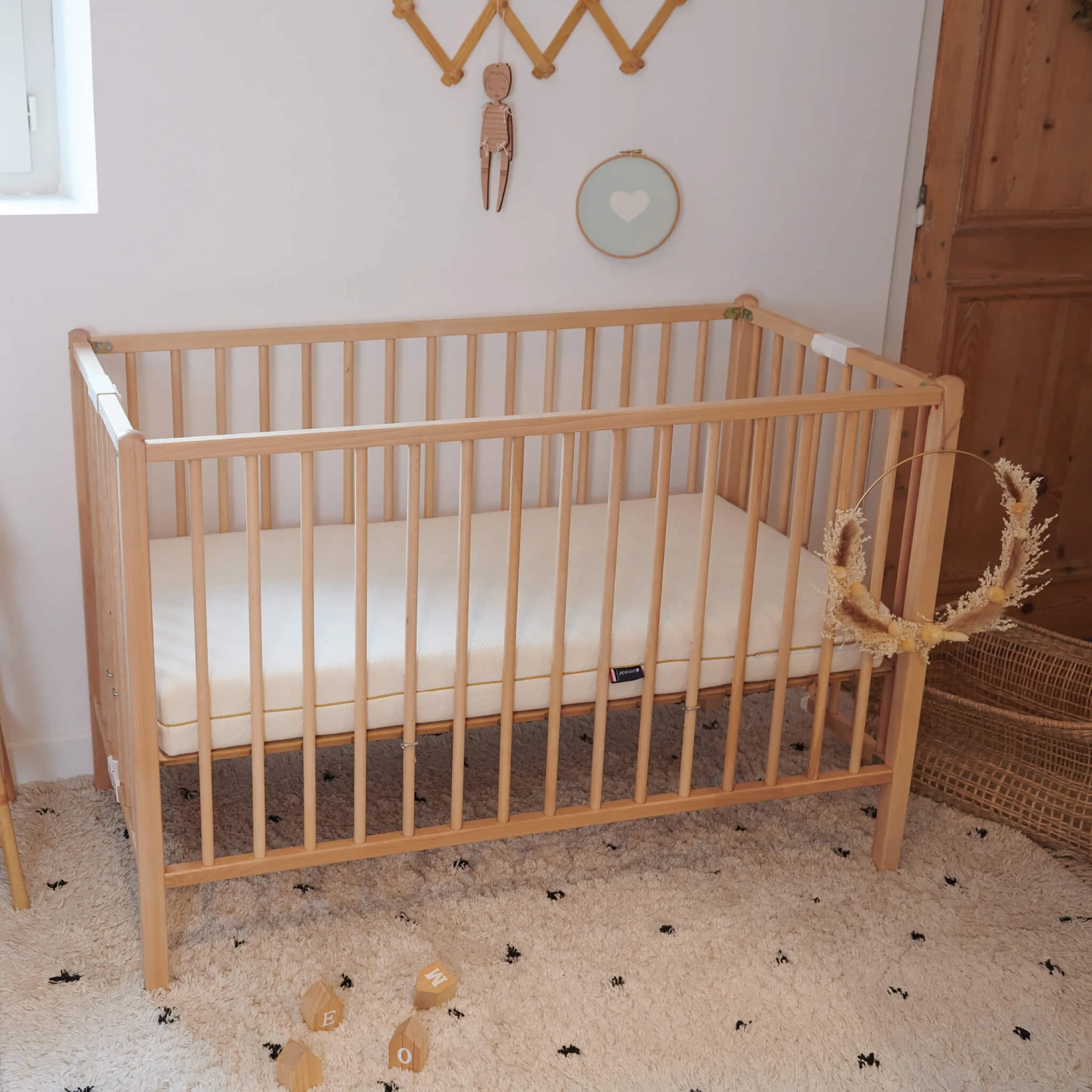 Candide Matelas Bébé En Fibres De Coton Recyclées ORGANIC COTON 6 Candide Matelas Bébé En Fibres De Coton Recyclées ORGANIC COTON – Image 4