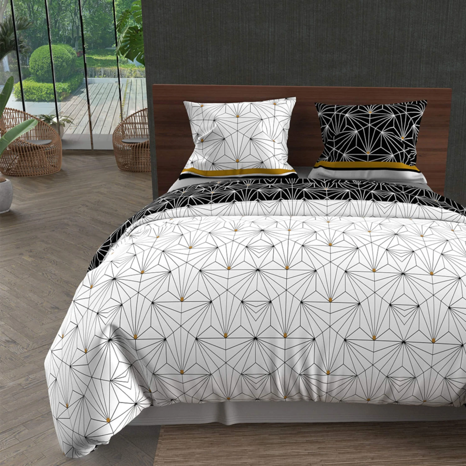 Parure De Lit Osiris Blanc 3 Parure De Lit Osiris Blanc