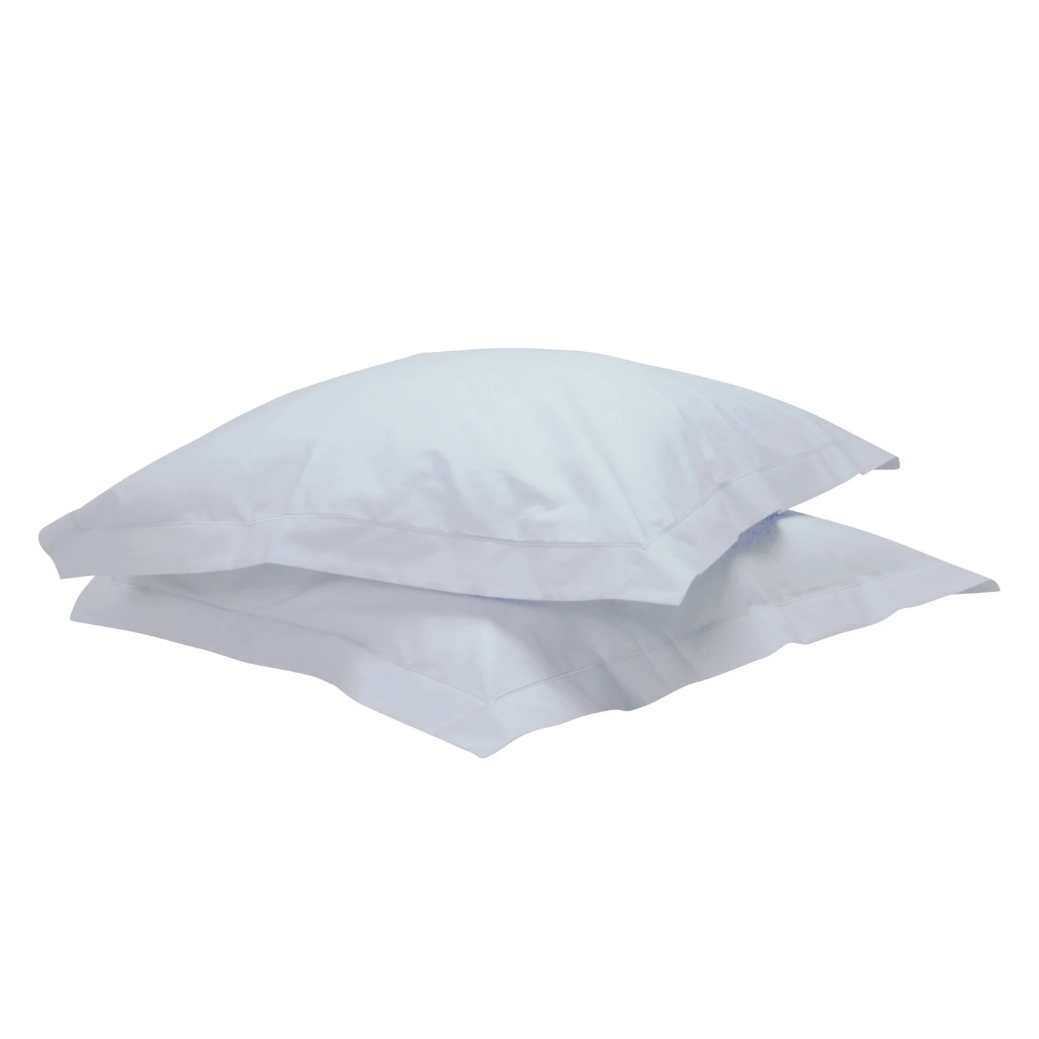 Lot De 2 Taies D'oreillers Blanches 100% Coton 3 Lot De 2 Taies D'oreillers Blanches 100% Coton