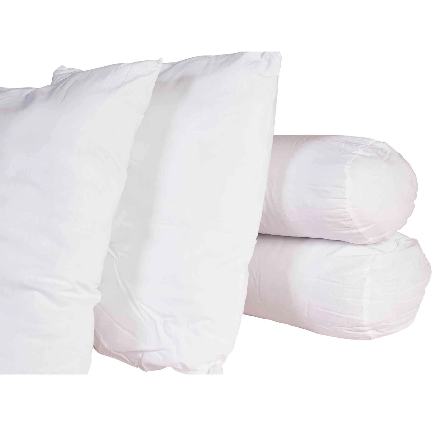 Pack Traversin 100% Coton Et Oreiller Luxe Anti-acariens Someo 4 Pack Traversin 100% Coton Et Oreiller Luxe Anti-acariens Someo – Image 2