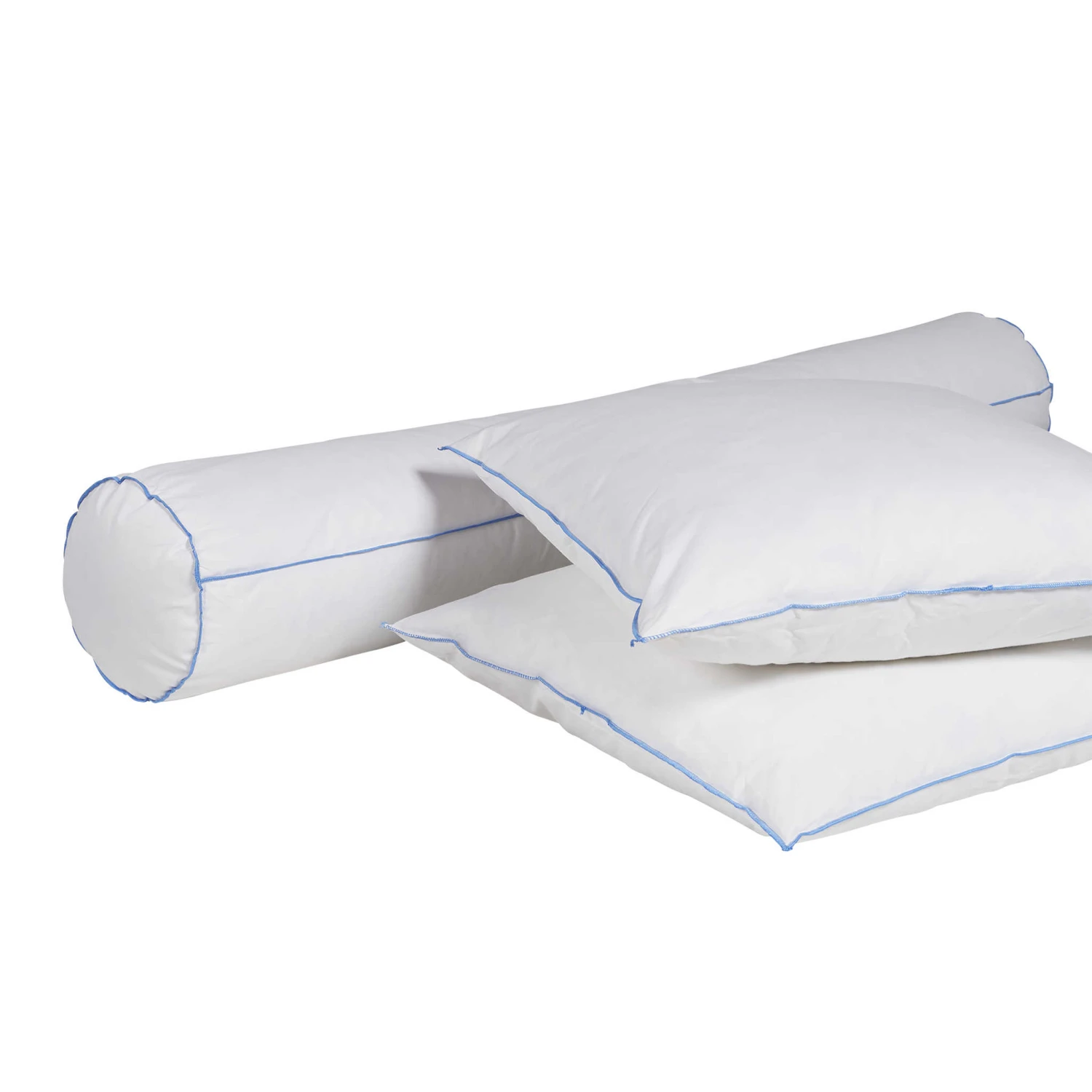 Pack Oreiller Et Traversin Moelleux/ferme Duvet De Canard Anti-allergènes Someo 4 Pack Oreiller Et Traversin Moelleux/ferme Duvet De Canard Anti-allergènes Someo – Image 2