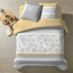Parure De Lit Beaume Gray -Magasin De Literie parure beaume grey