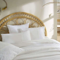 Parure De Lit 100% Coton Broderie Anglaise -Magasin De Literie parure de lit jeanne coco zoom 3