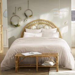 Housse De Couette 100% Coton Broderie Anglaise 16 Housse De Couette 100% Coton Broderie Anglaise -Magasin De Literie parure de lit jeanne pampa ambiance