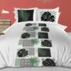 Parure De Lit Palmera Blanc 2 Parure De Lit Palmera Blanc -Magasin De Literie parure de lit palmera blanc