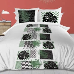 Parure De Lit Palmera Blanc