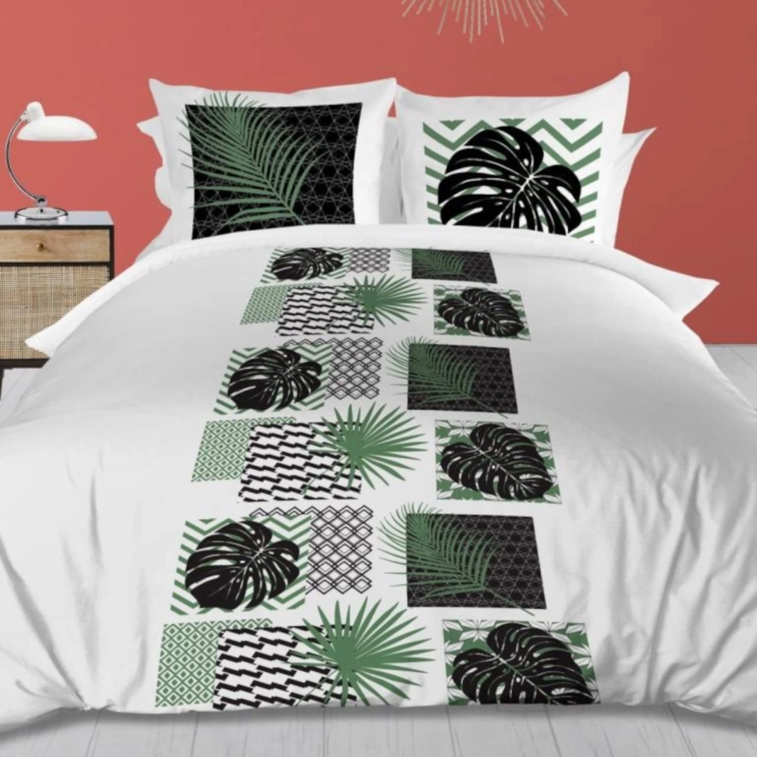 Parure De Lit Palmera Blanc 3 Parure De Lit Palmera Blanc