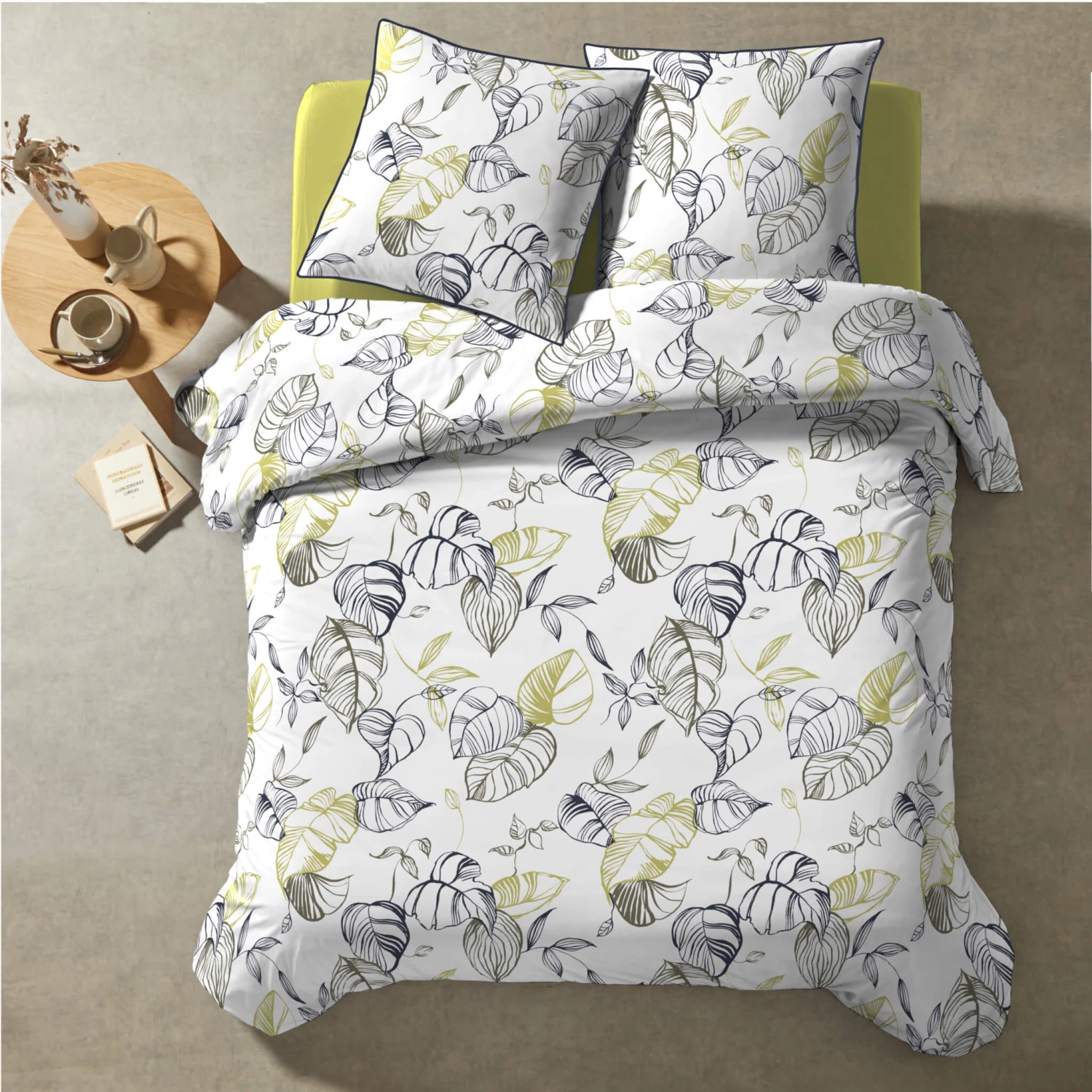 Parure De Lit Filo Vert 5 Parure De Lit Filo Vert – Image 3