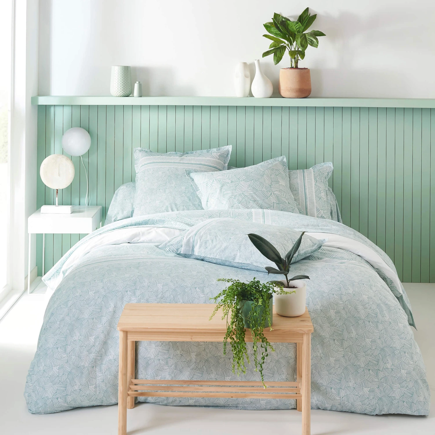 Parure De Lit Leo écume - Tradilinge 3 Parure De Lit Leo écume - Tradilinge