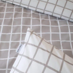 Parure De Lit Percale Max - Tradilinge -Magasin De Literie parure max gris zoom
