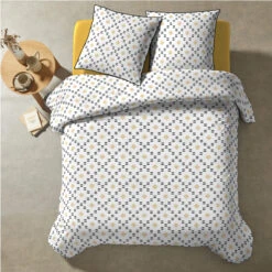 Parure De Lit Oddy Anthracite -Magasin De Literie parure oddy vue dessus