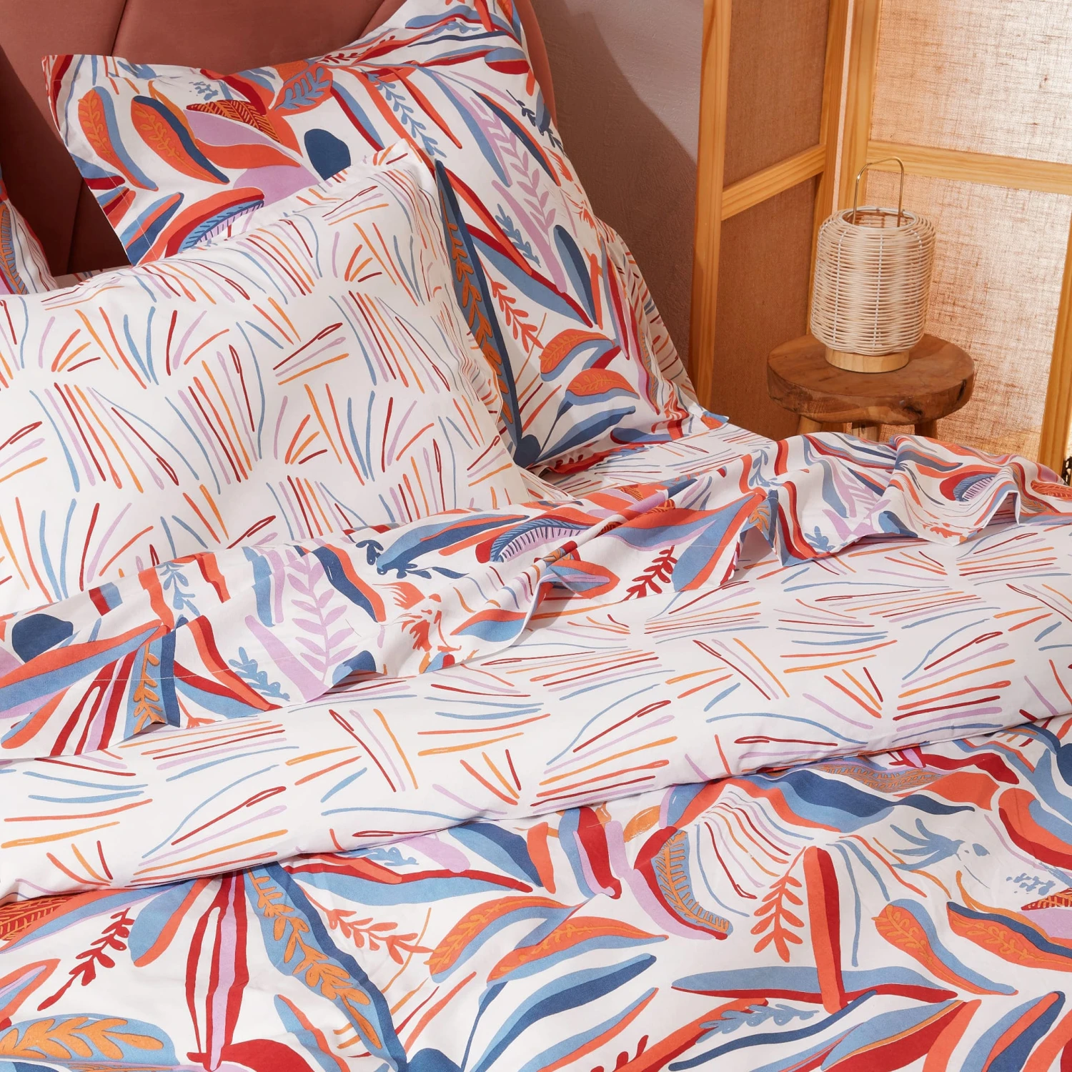 Parure De Lit Perroquet Salsa - Tradilinge 4 Parure De Lit Perroquet Salsa - Tradilinge – Image 2